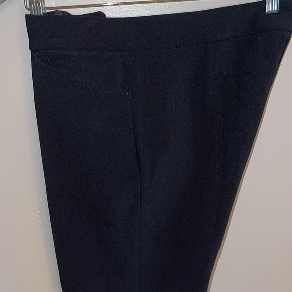 ELIE TAHARI | Black Straight Leg High Waisted Stretch Wool Trousers - sz 6 - Picture 4 of 11